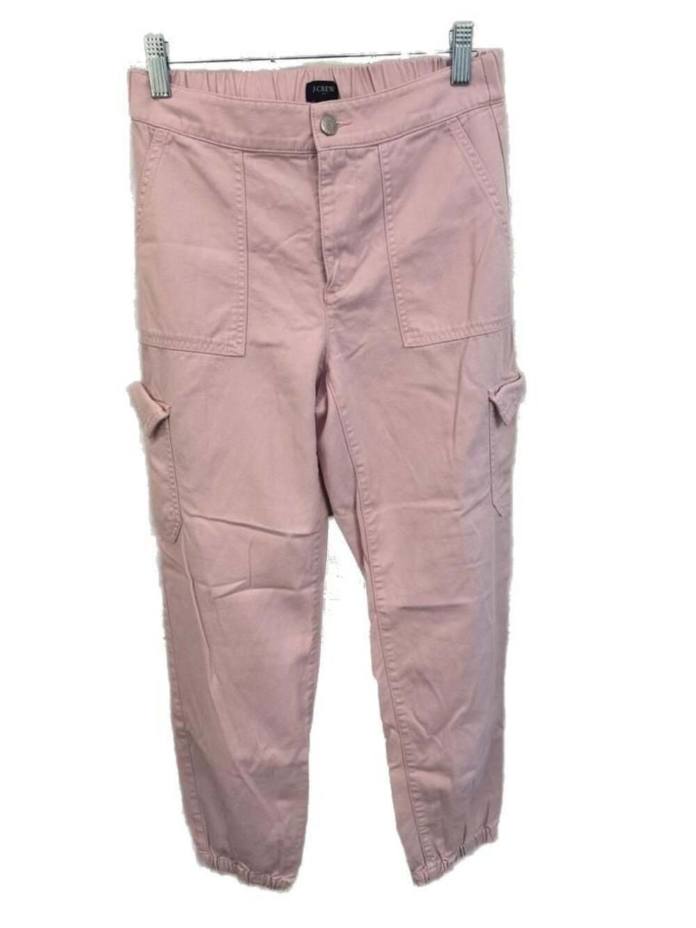 J.Crew Women's Pink Cargo Jogger Pants Size 2